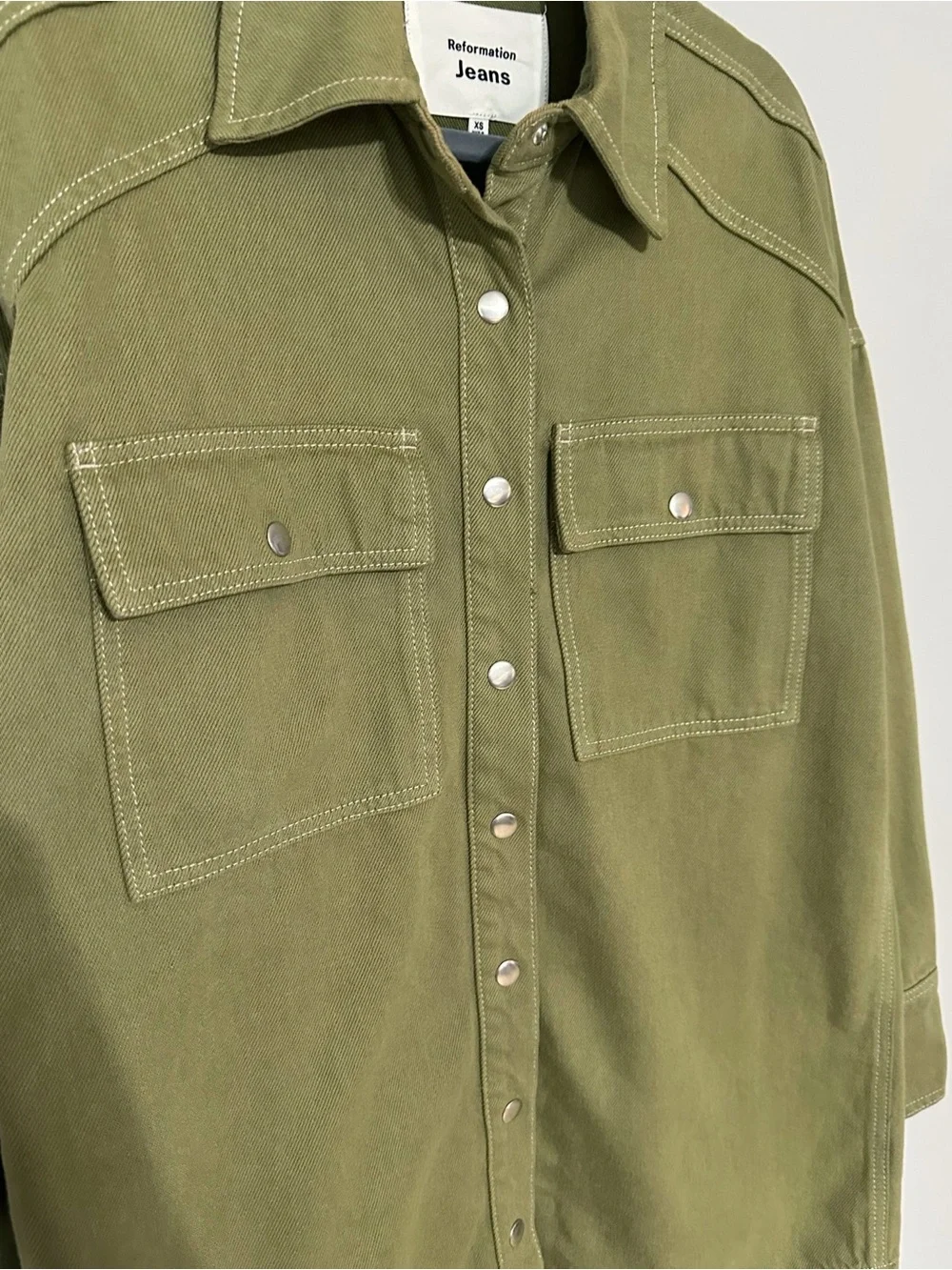Reformation Ace Oversized Shirt‎ Jacket Size X-Small